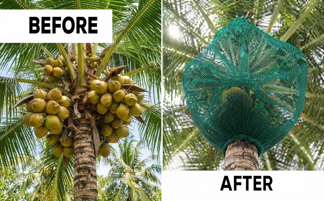 Coconut Tree Safety Nets in Hebbal