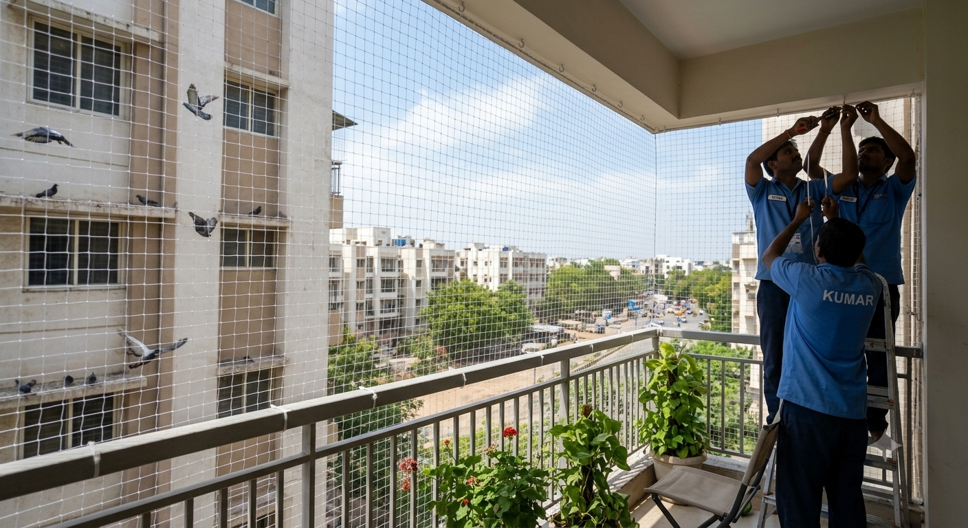 Pigeon Nets Installation in Bangalore