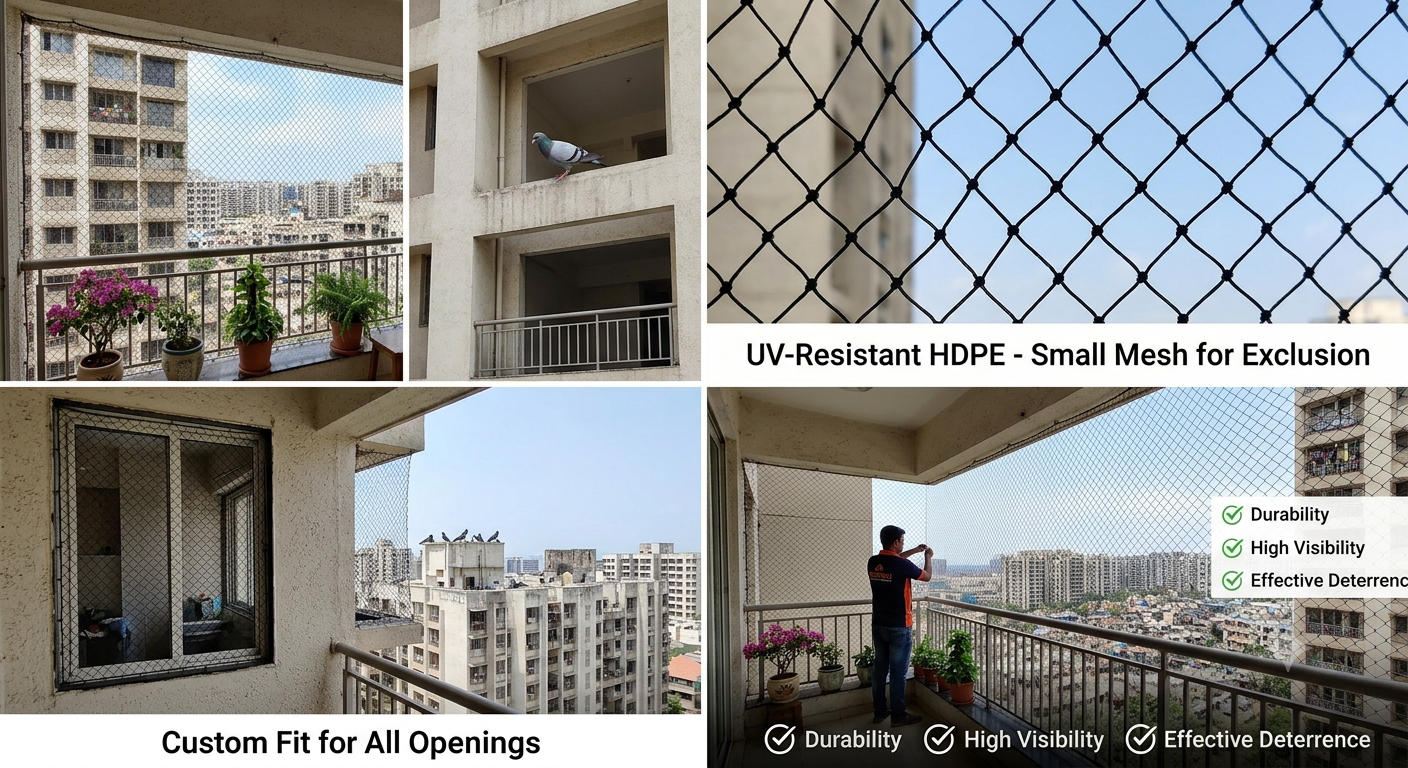 Pigeon Safety Nets in Bangalore