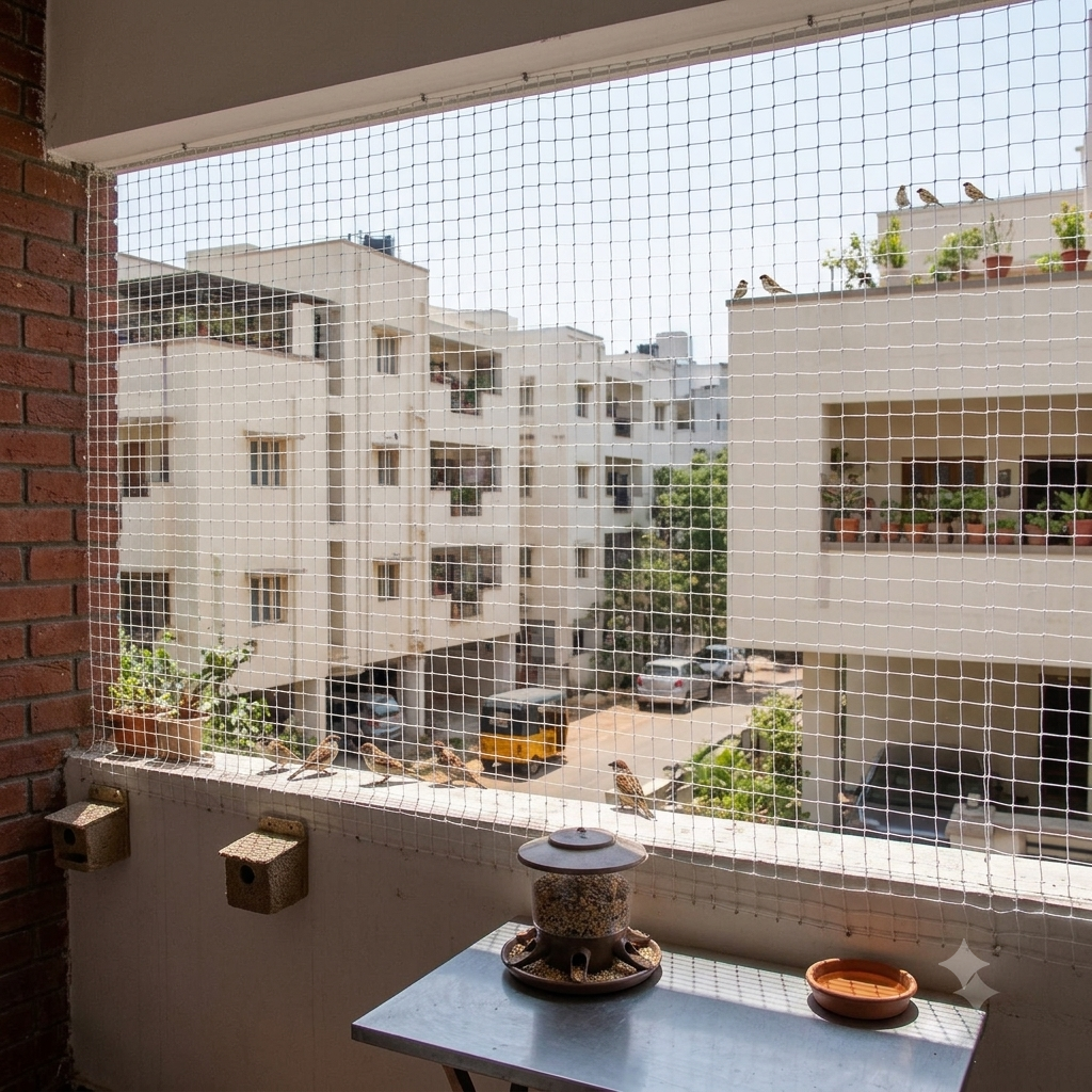 Sparrow Protection Nets in Bangalore