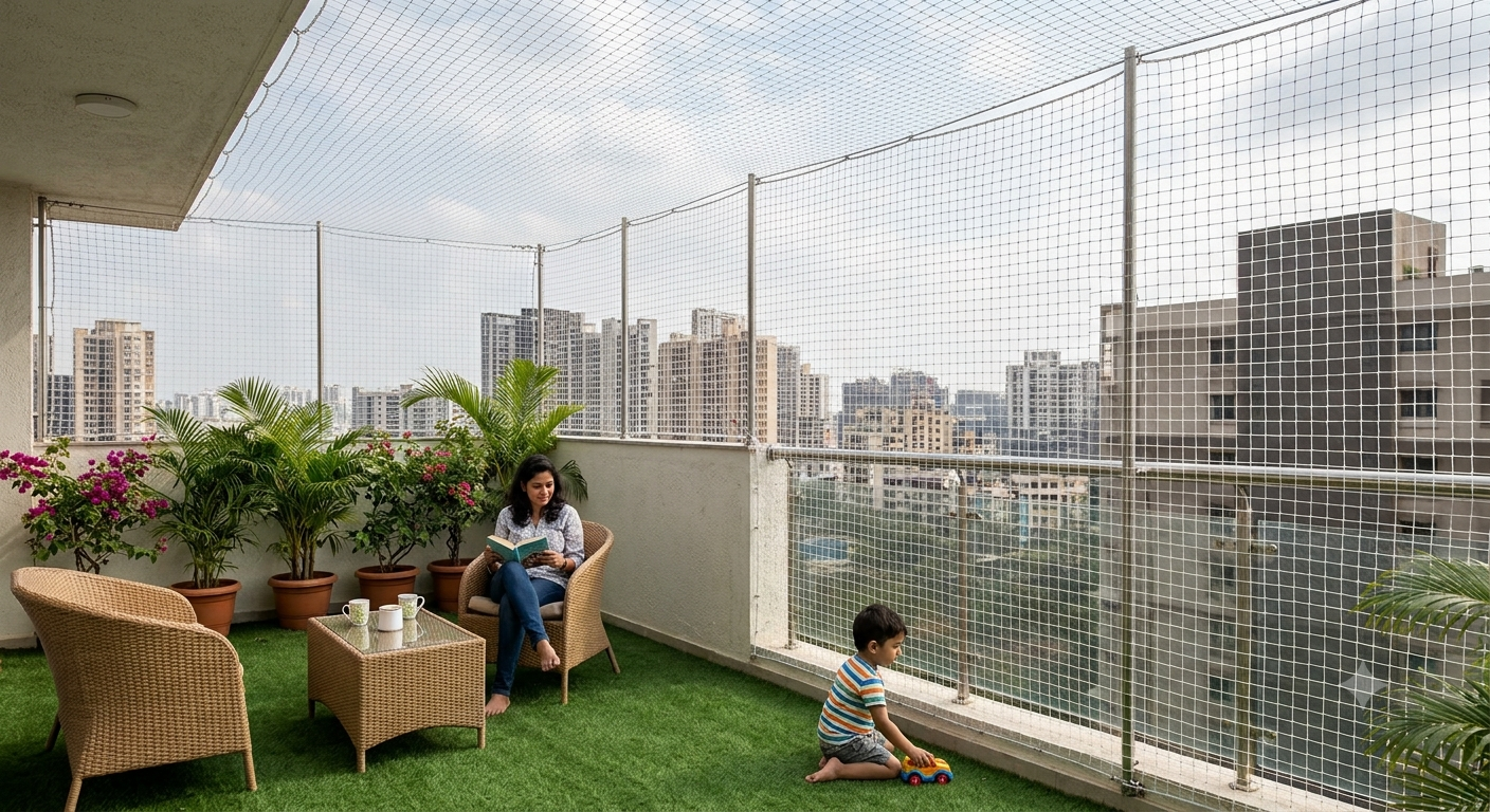 Terrace Top Nets in Bangalore